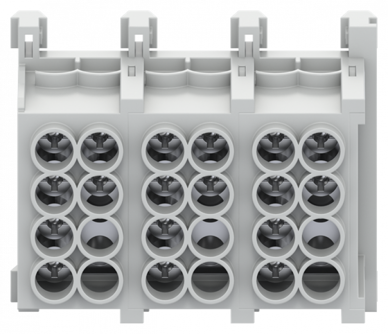 ABB STRIEBEL & JOHN ZHK253 Hauptleitungsabzweigklemme 25 mm² 3pol./4x Klemmstellen, Ausführung C