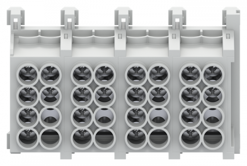 ABB STRIEBEL & JOHN ZHK254 Hauptleitungsabzweigklemme 25 mm² 4pol./4x Klemmstellen, Ausführung C
