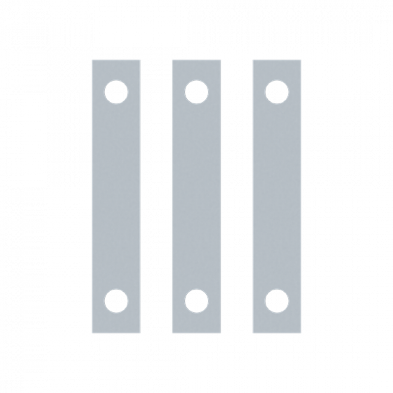 ABB STRIEBEL & JOHN WZC2U Wandlerlasche, für CombiLine Mess- und Wandlermodule Kupferschiene, lose Lieferung