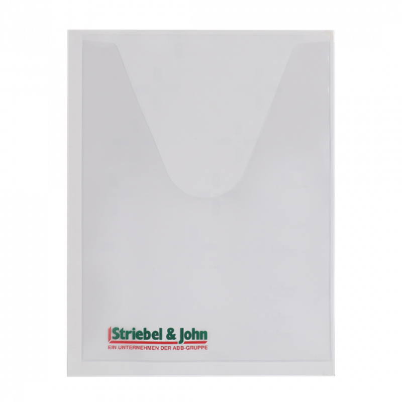 ABB STRIEBEL & JOHN ZA61P10 Plantasche A4 transparent, Packeinheit 10 Stück