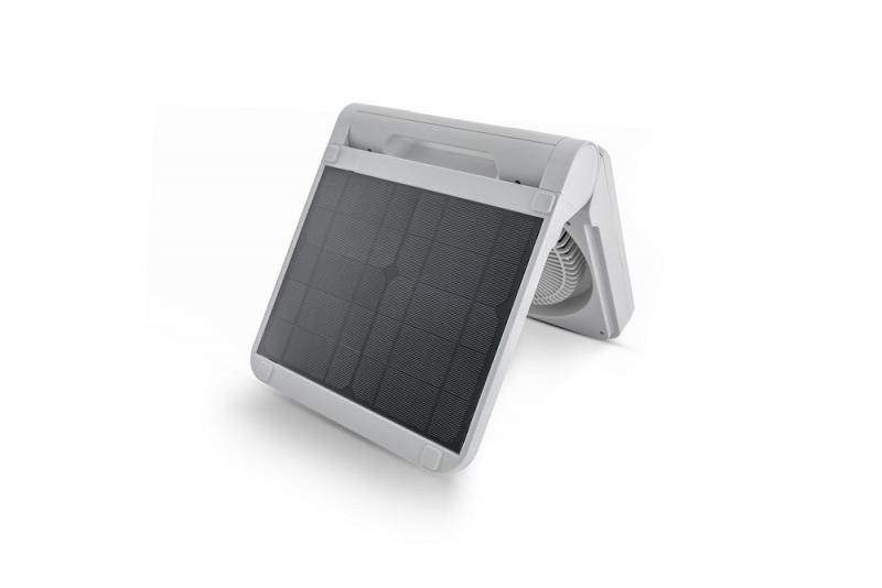 UNOLD 86517 Akku-Solar Standventilator Camping grau