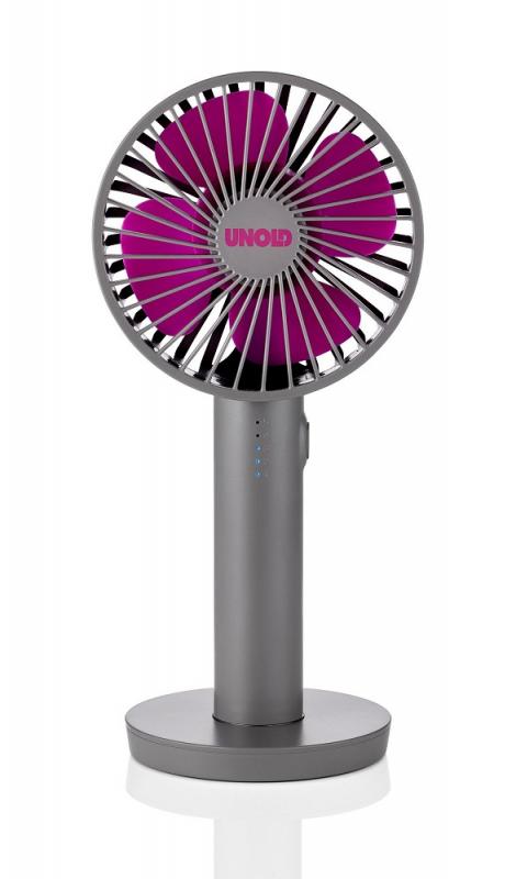 UNOLD 86629 Breezy II Handventilator lila-anthrazit
