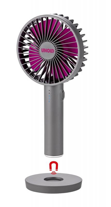 UNOLD 86629 Breezy II Handventilator lila-anthrazit