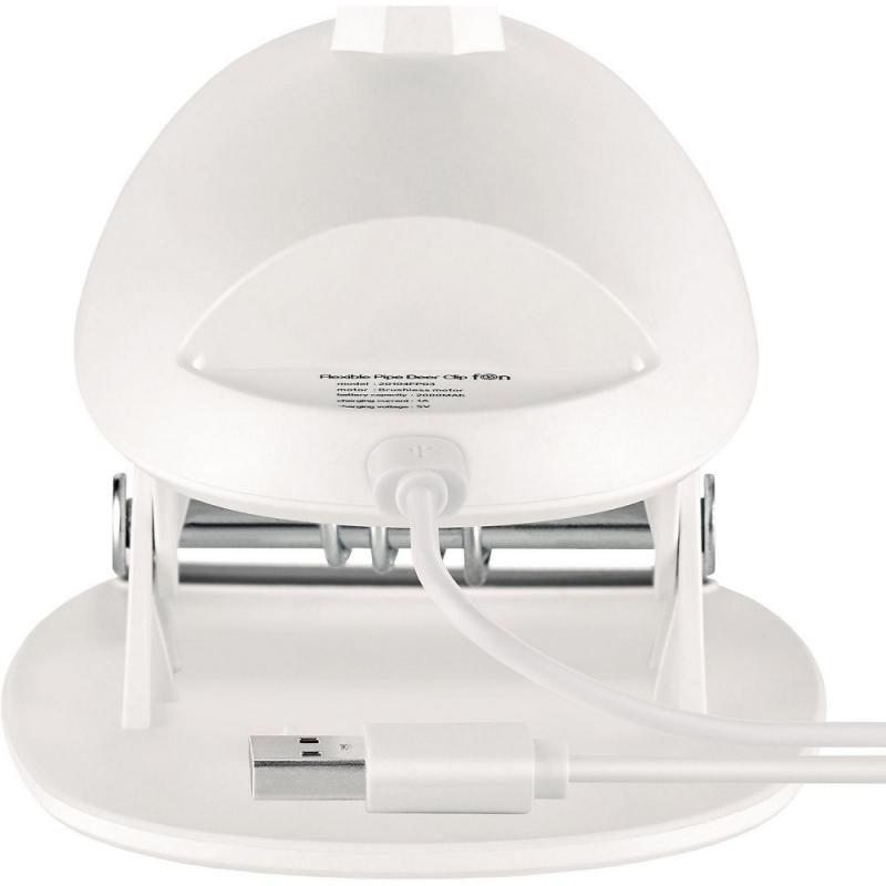UNOLD Breezy Clipp 86680 Tischventilator weiß/gelb