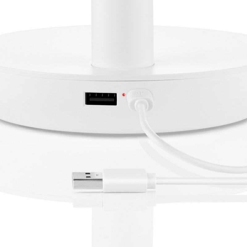 UNOLD 86710 Breezy 2-in-1 Akku-Tischventilator weiß/grau