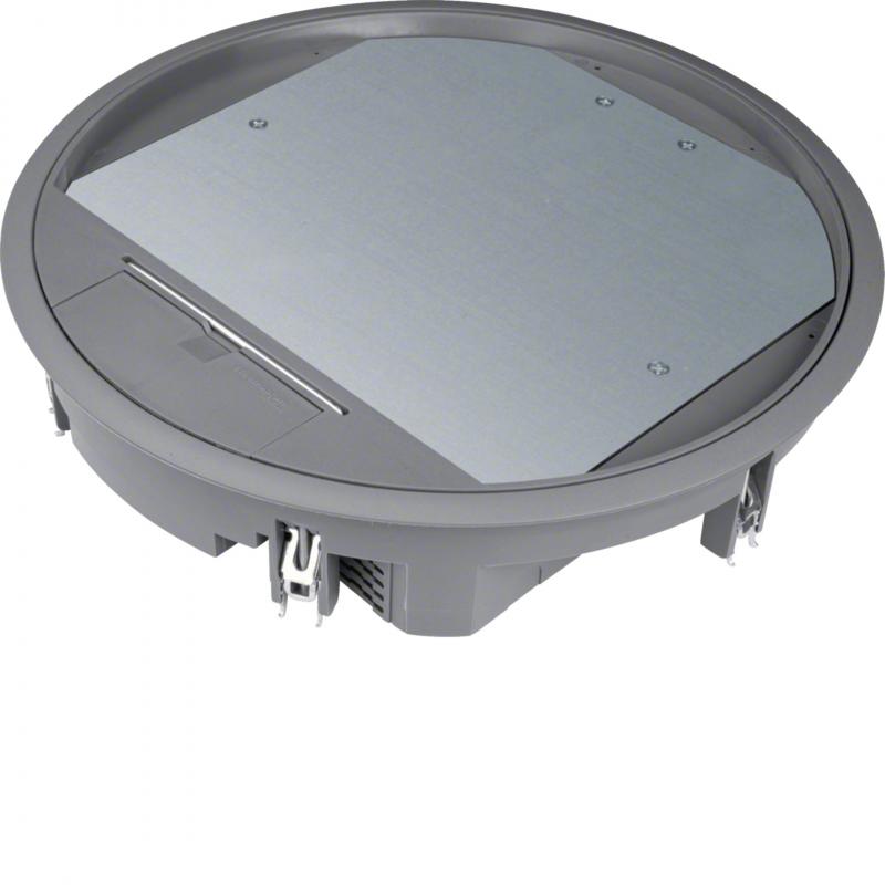 Hager Versorgungseinheit R12 rund 306 mm für 12 mm Bodenbelag aus Polyamid eisen
