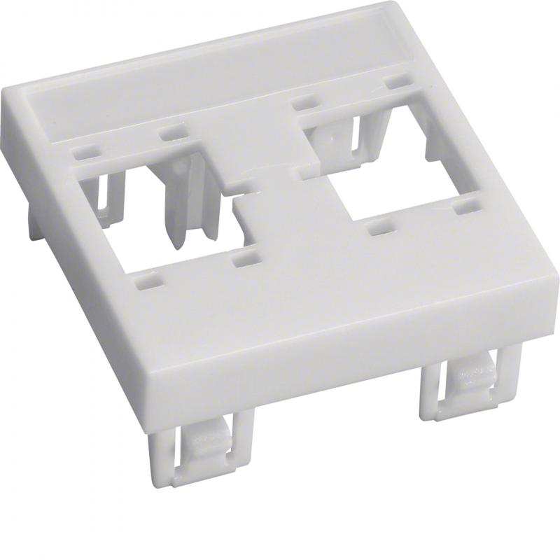 Hager Montageplatte 45x45mm 2xRJ45 R&M aus PA