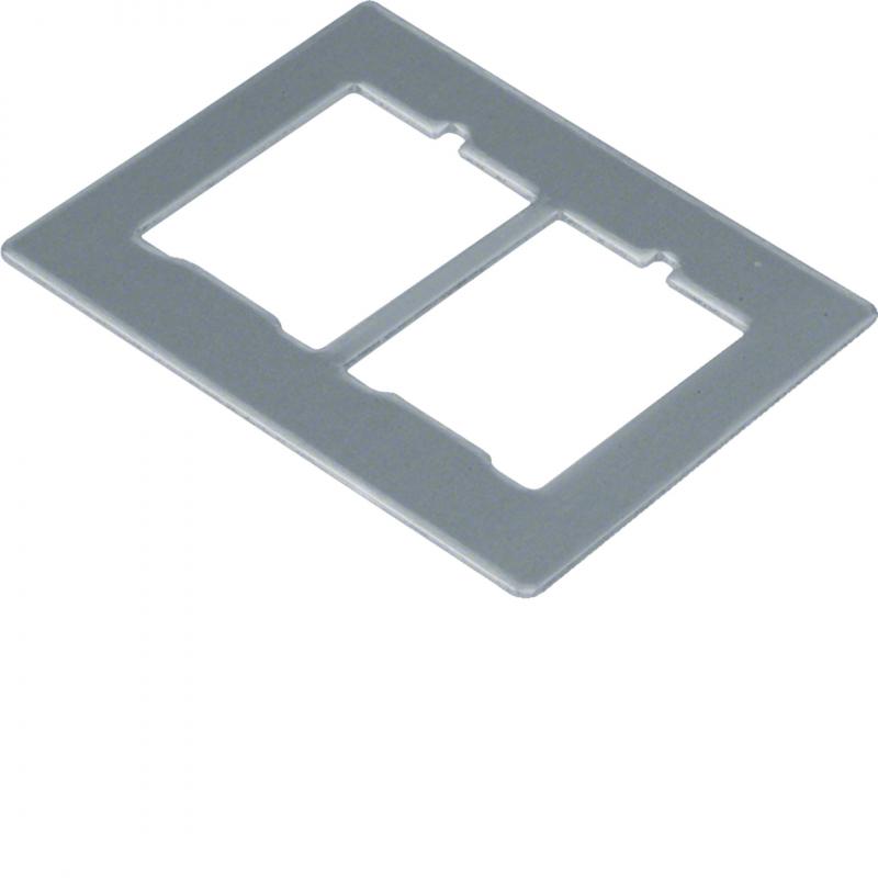 Hager Montageplatte GTVD2/3 2xRJ45 18x22,8