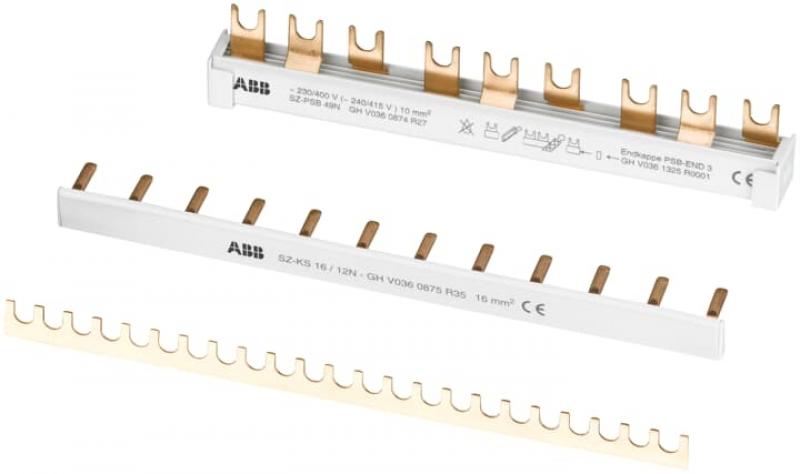 ABB PSB-END3 Endkappe für Phasenschiene für PS3…DDA202 für DDA202 oder DS202