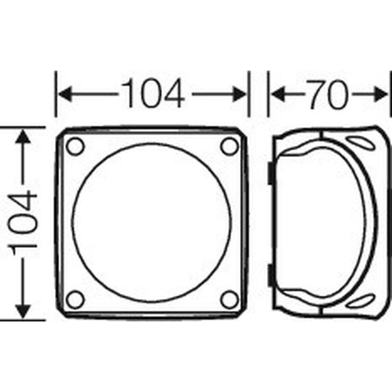 Hensel KF 0400 H Kabelabzweigkasten IP66/IP67/IP69 grau ohne Klemmen