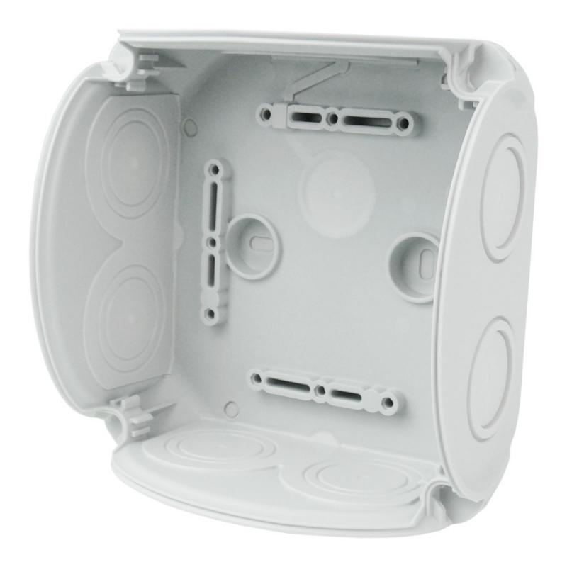 Hensel DK 0600 GZ Abzweigkasten ohne Klemme 130x130x77 mm IP66 grau