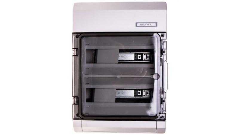 Hensel KV 9224 Z Aufputz-Sicherungskasten 2x12 TE IP65 grau