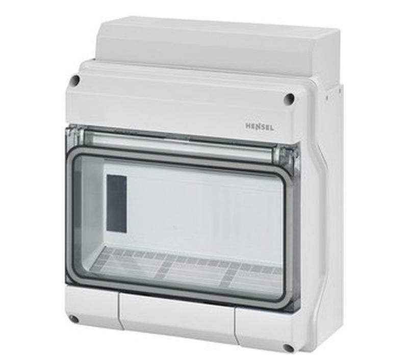 Hensel KV 9109 Automatengehäuse Kleinverteiler IP65 9 TE grau