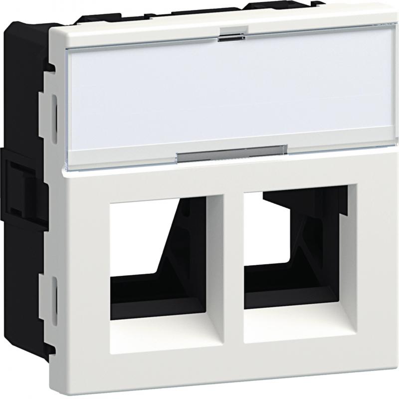 Hager Montageset 2xRJ45 Typ 05 45x45 vw