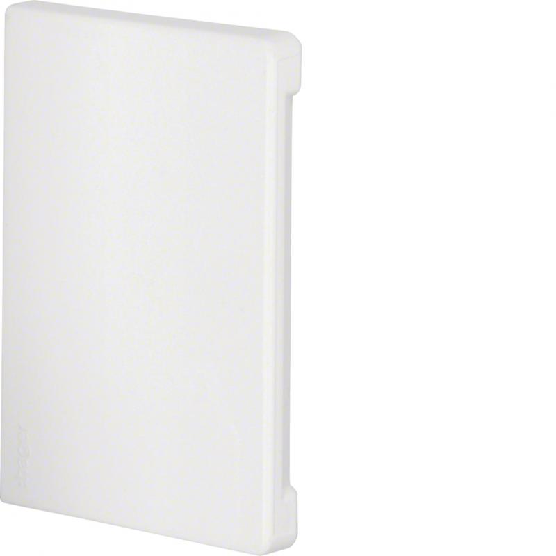 Hager Endstück als Formteil zu Brüstungskanal, 68x100mm, Oberteil 80mm, Verkehrs