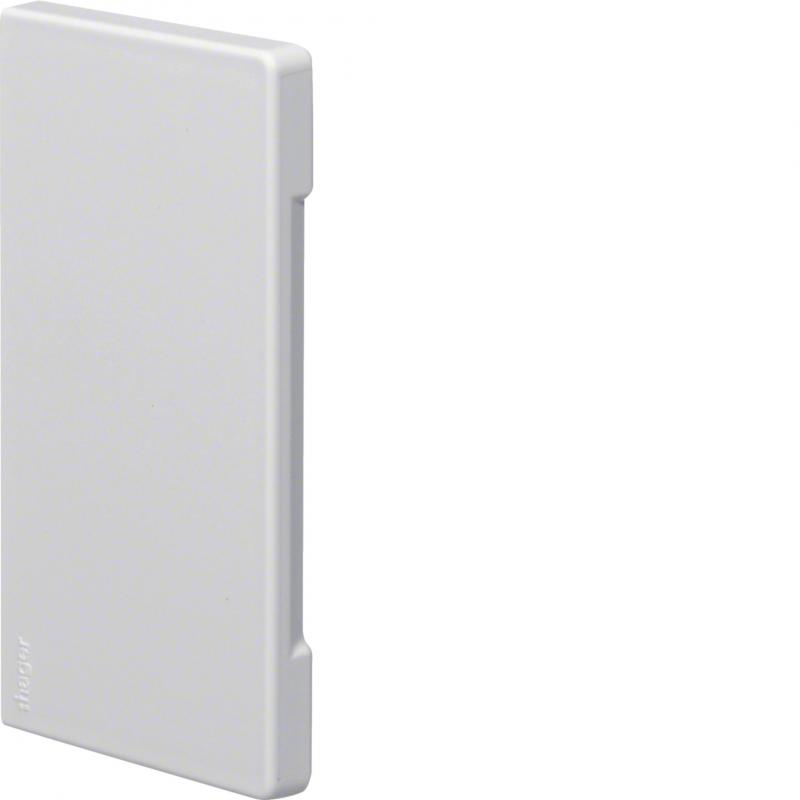 Hager Endstück zu BR, schnittkaschierend, 68x130mm für Oberteil 80mm, Verkehrswe