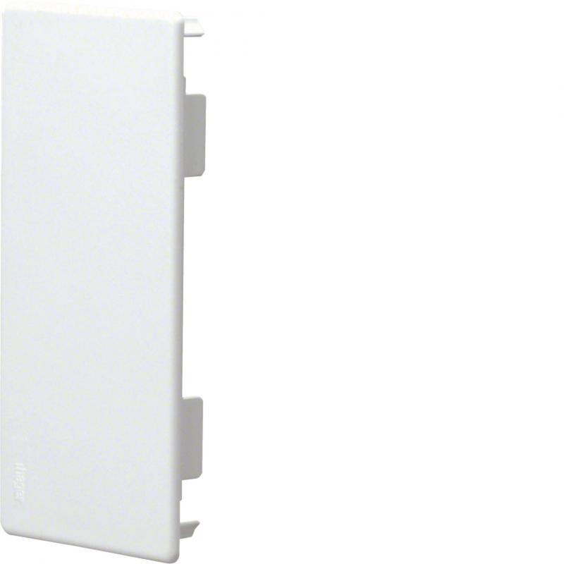 Hager Endstück zu FB 60x130mm verkehrsweiß