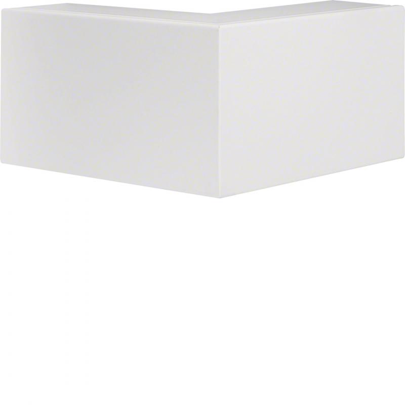 Hager Außeneck PVC zu FB 80x130mm verkehrsweiß