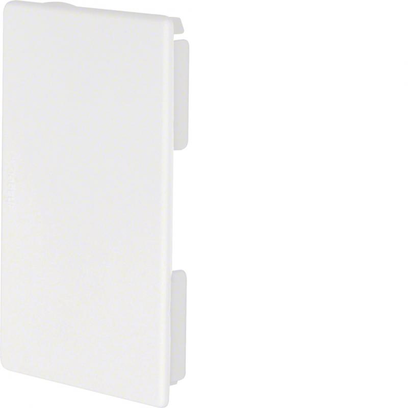 Hager Endstück zu FB 80x130mm verkehrsweiß