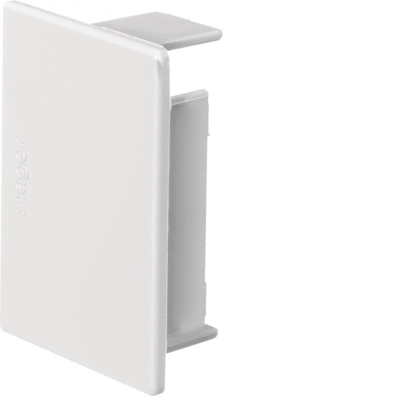 Hager Endstück halogenfrei zu Leitungsführungskanal LF/LFH 40x57 mm verkehrsweiß