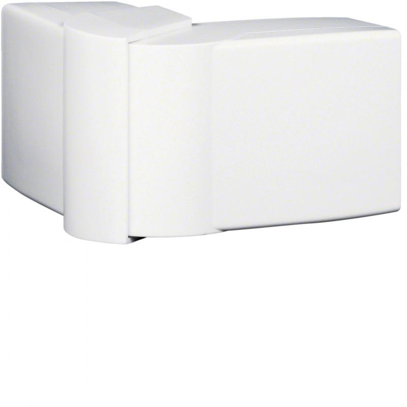 Hager Außeneck, halogenfrei zu LF/LFF/LFH 40x57mm, einstellbar, verkehrsweiß