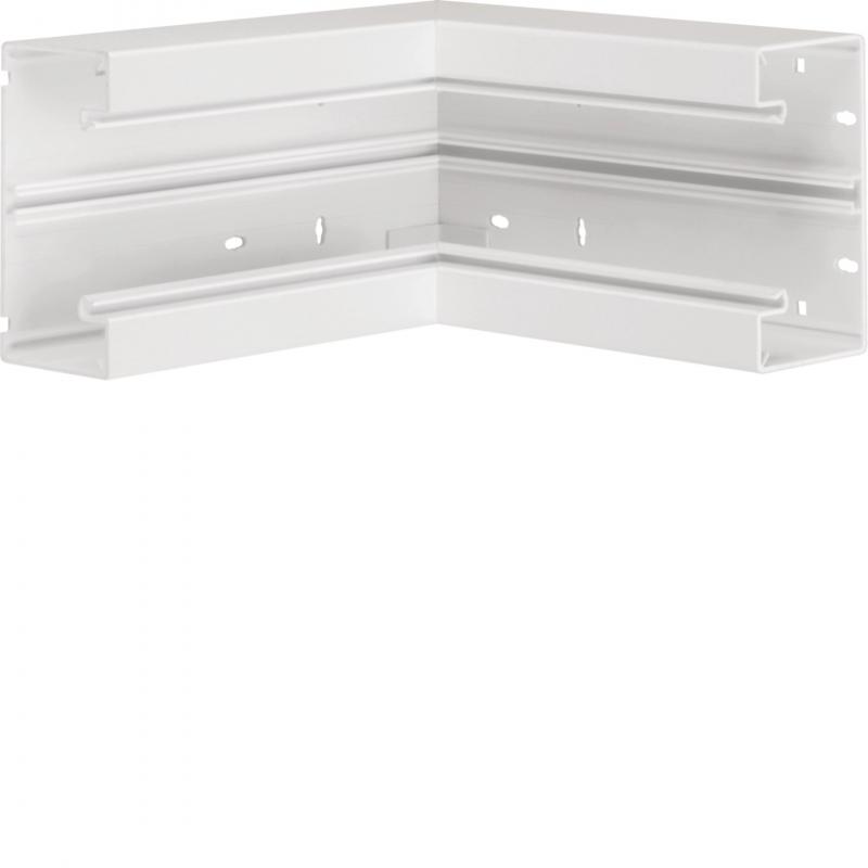Hager Inneneck aus Grundprofil zu BR 68x130 mm Oberteil 80 mm in verkehrsweiß