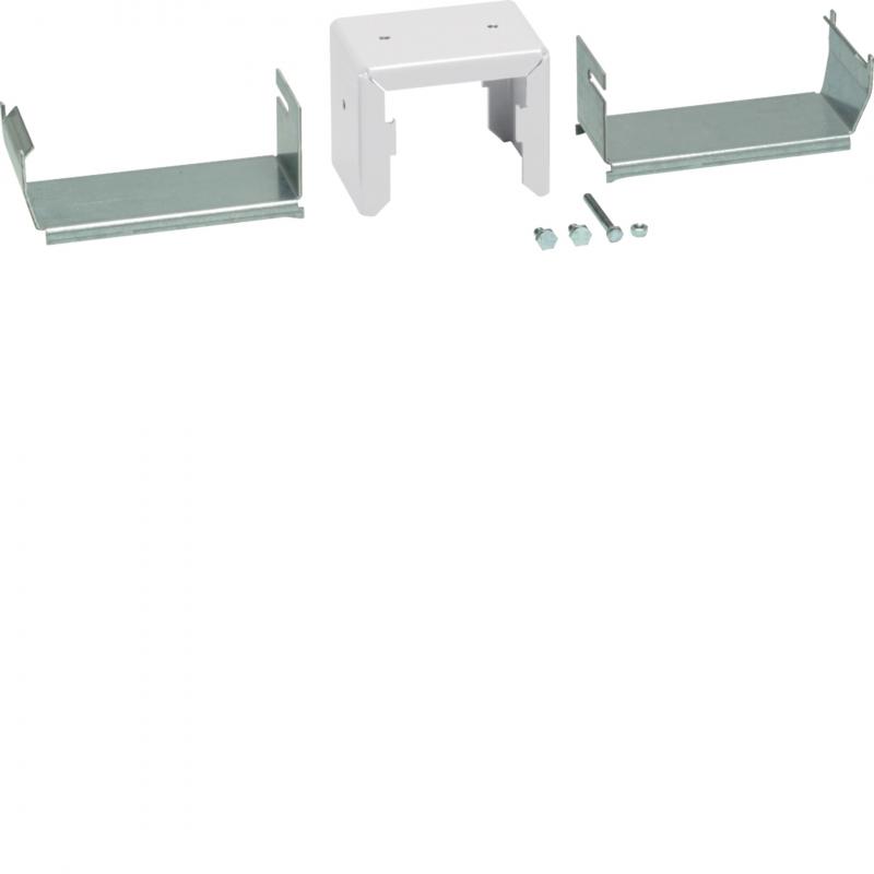 Hager Halter Set Stahl DABA 50x160mm vweiß