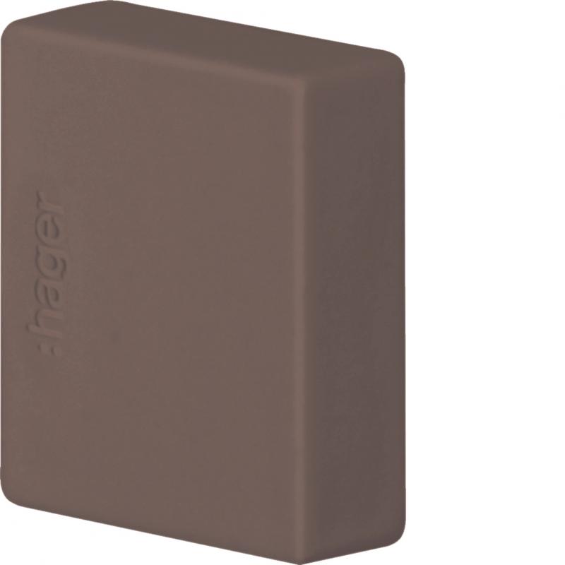 Hager Endstück zu LF/LFH 20x20mm braun