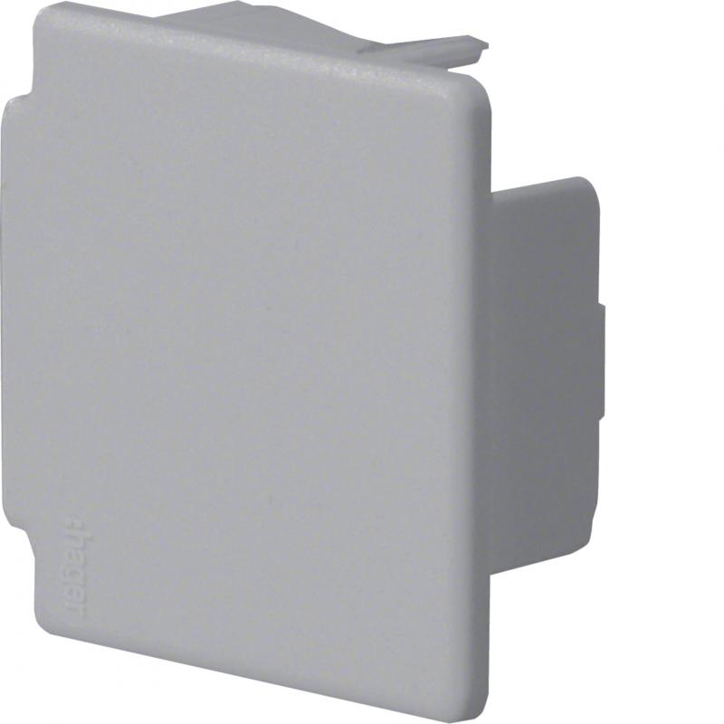 Hager Endstück zu LF 40x40mm steingrau
