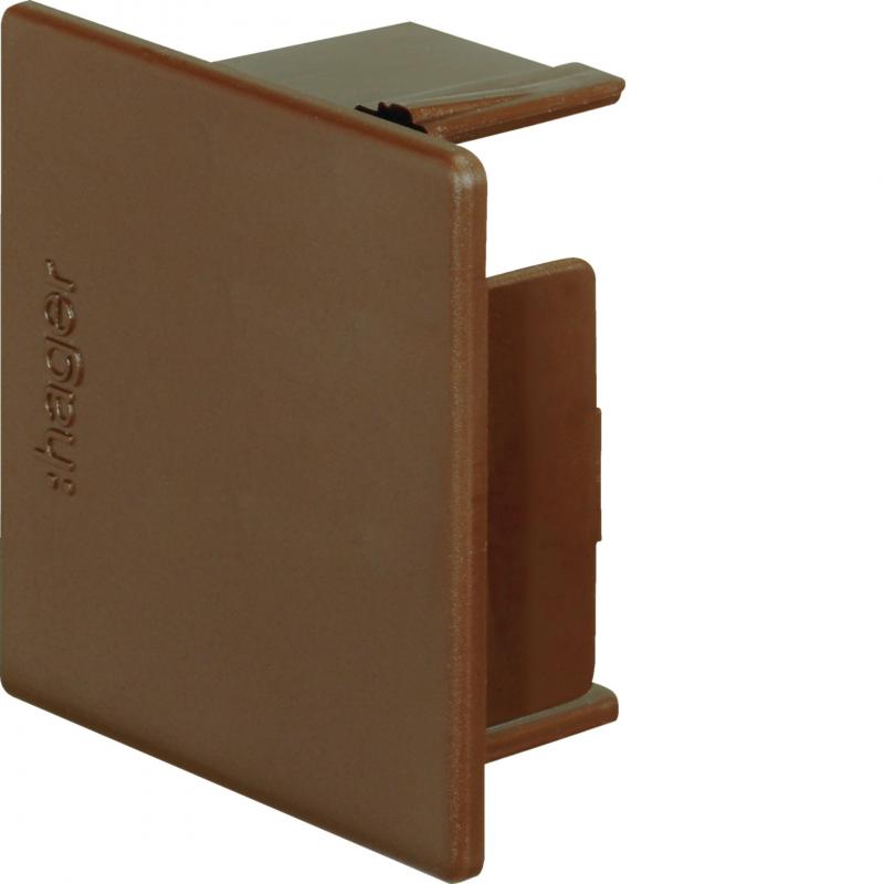 Hager Endstück zu LF 40x40mm braun