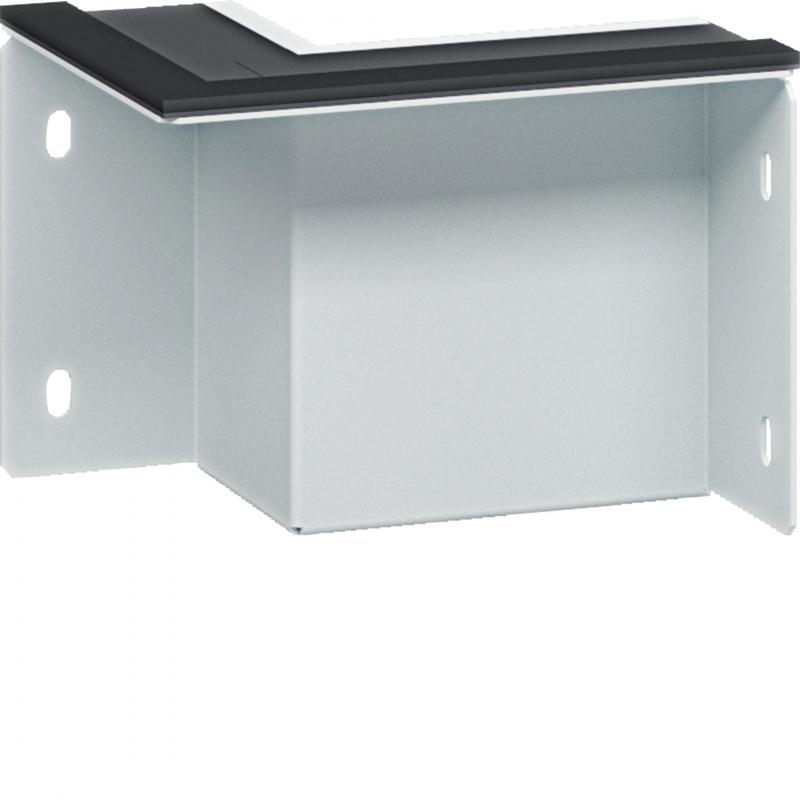 Hager Wandanschlußstück 2-seitig 60x100 mm weiß pulverbeschichtet für Brandschut