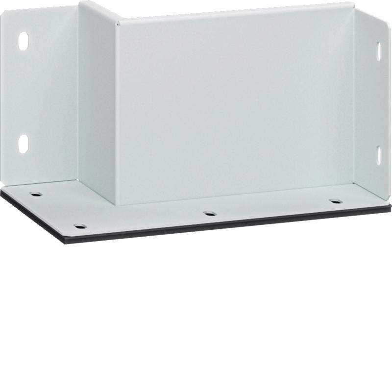 Hager Wandanschlußstück 2-seitig 60x150 mm weiß pulverbeschichtet für Brandschut