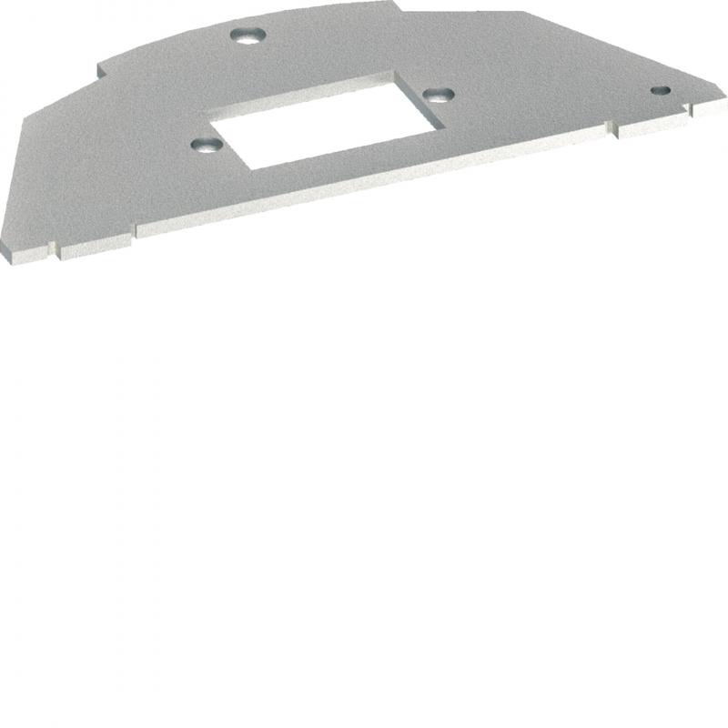Hager Montageplatte Typ 030 12,8x21 einfach