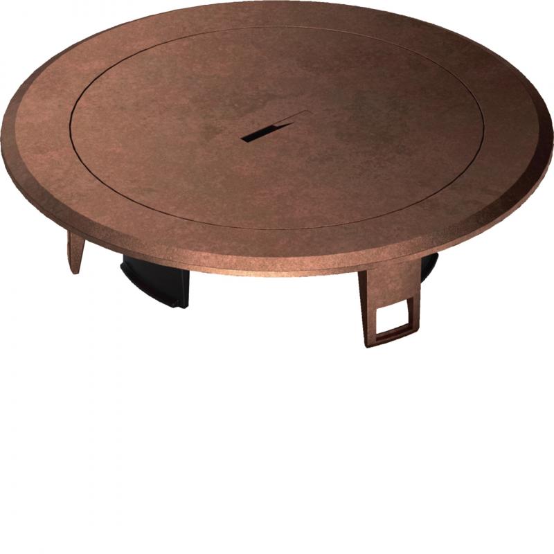 Hager Metall Tubus für BSR02 Alt Kupfer