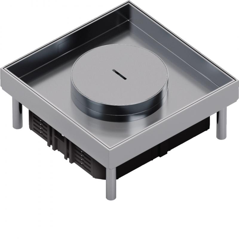 Hager Edelstahlkassette Q06 TM  Belags T=25mm