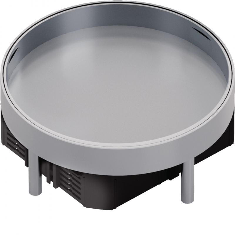 Hager Edelstahlkassette R06 blind Belag T=25mm