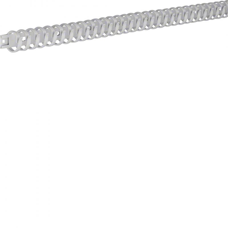 Hager Verdrahtungskanal flexibel aus Polyamid halogenfrei 20 mm L=0,5m lichtgrau