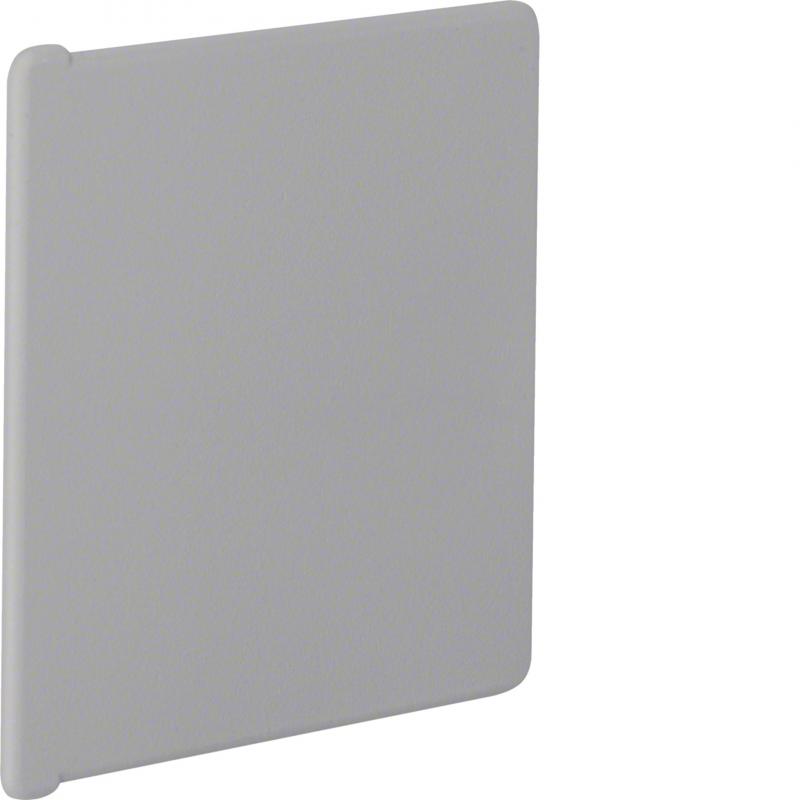 Hager Endstück  V-Kanal BA6 80x80 grau