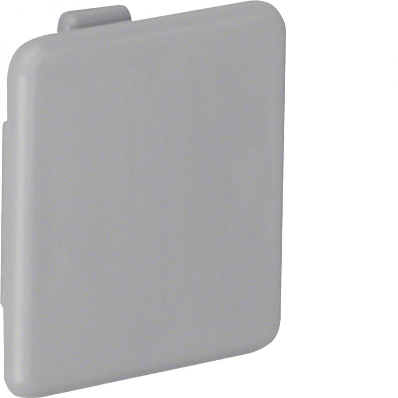 Hager Endstück  LKG 37x37mm steingrau