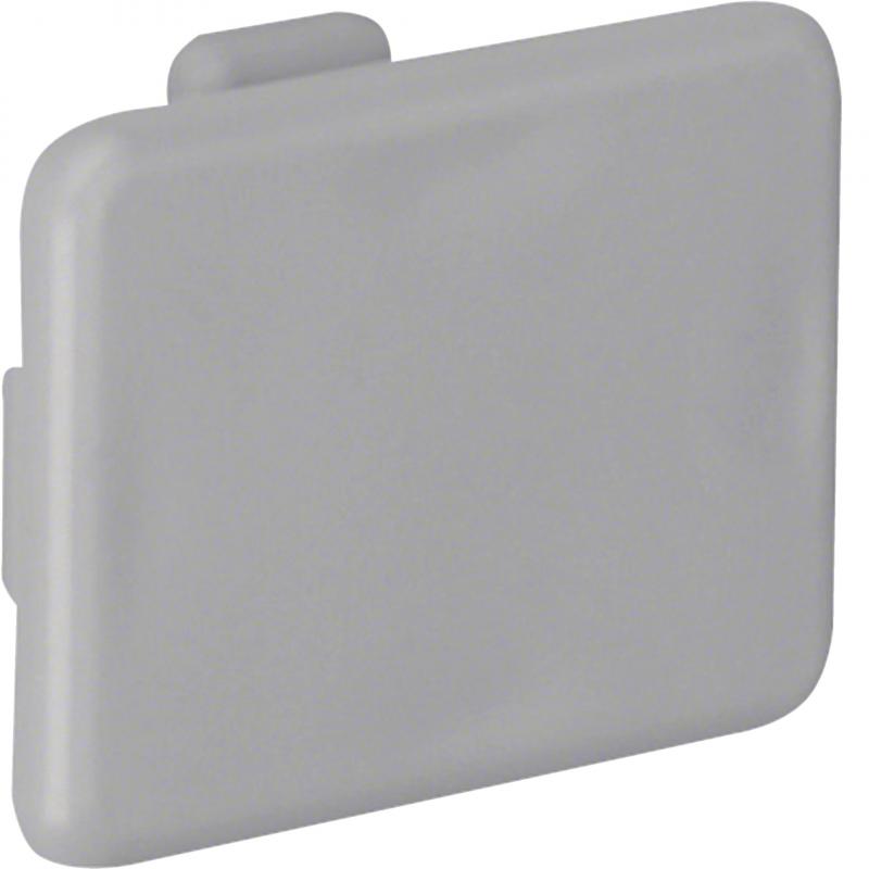 Hager Endstück   LKG 37x25mm steingrau