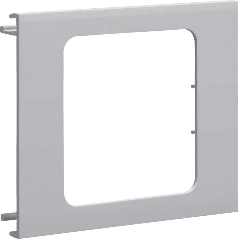 Hager Blende 1-fach R7 PVC BR OT 100 lichtgrau