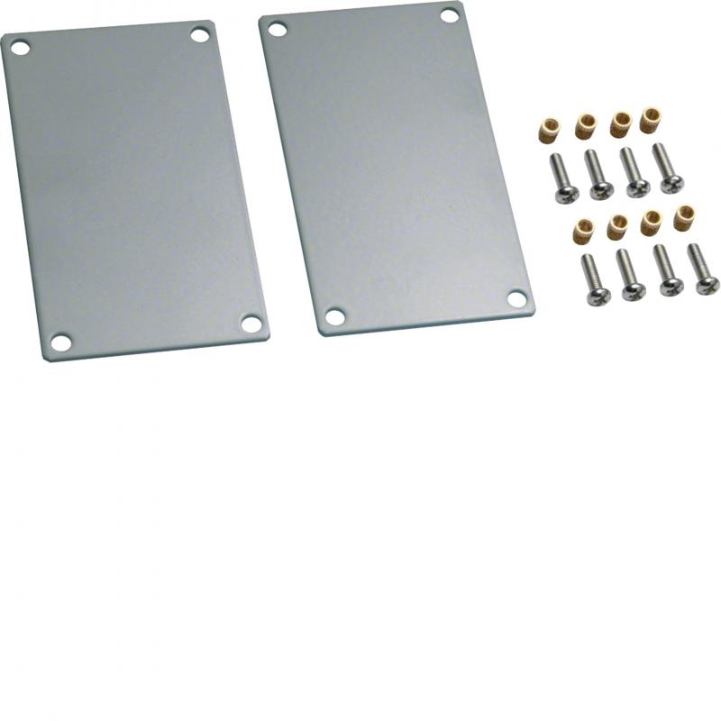 Hager Endstück Alu zu DABA 50x80mm eloxiert
