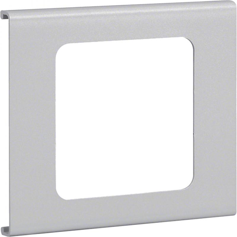 Hager Blende 1-fach R7 PVC FB OT 110 lichtgrau