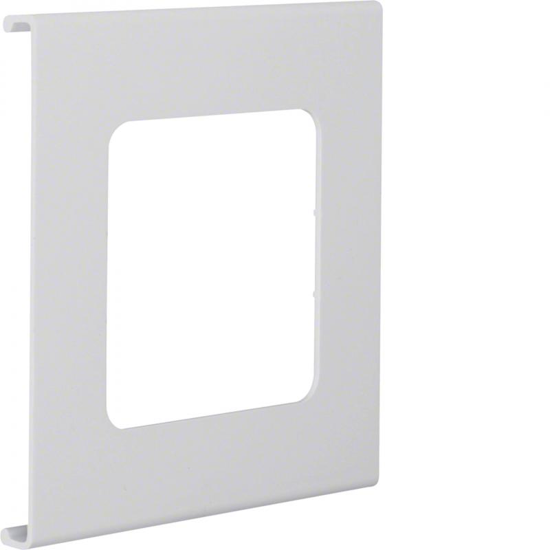 Hager Blende 1-fach R7 PVC FB OT 130 lichtgrau