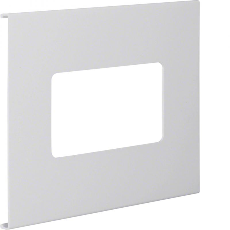 Hager Blende 2-fach R7 PVC FB OT 190 lichtgrau
