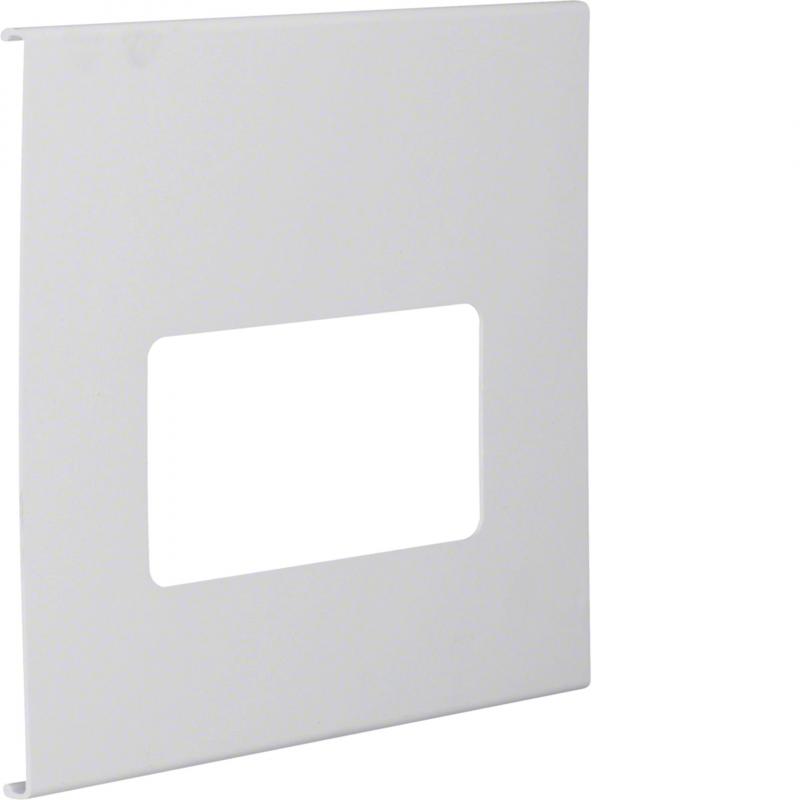 Hager Blende 2-fach R7 PVC FB OT 230 lichtgrau