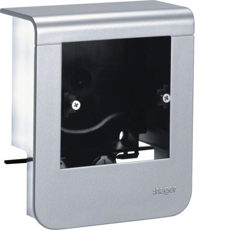 Hager Geräteträger uni design SL 20x55 D Alu