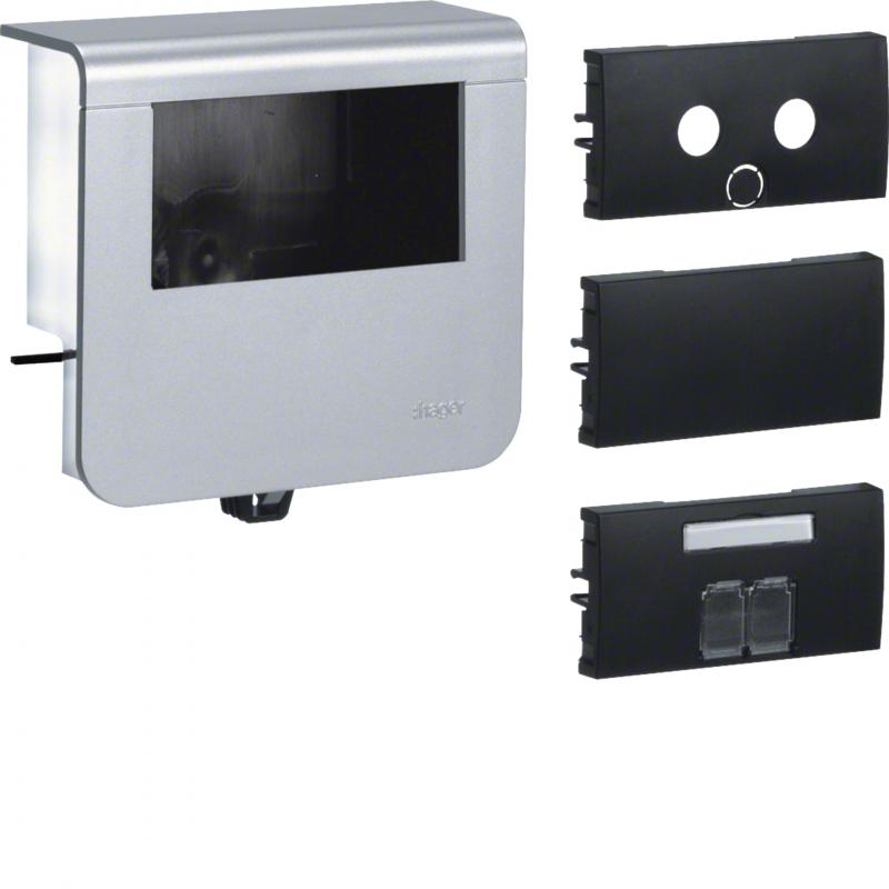 Hager Geräteträger leer/Tragsteg SL 20x55 D Al