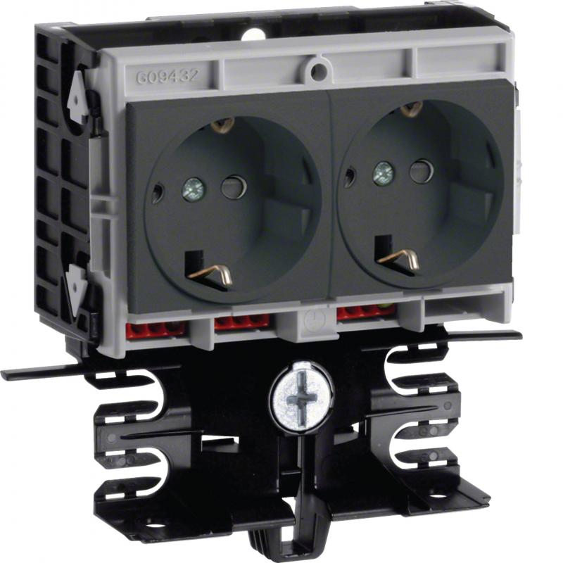 Hager Gerätetr-Techteil 2 STD SL 20x55 gschw