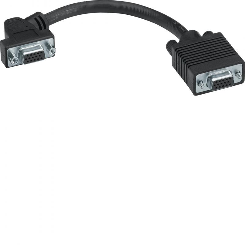 Hager VGA Kabel Bu-Bu, D-SUB, 0.2m